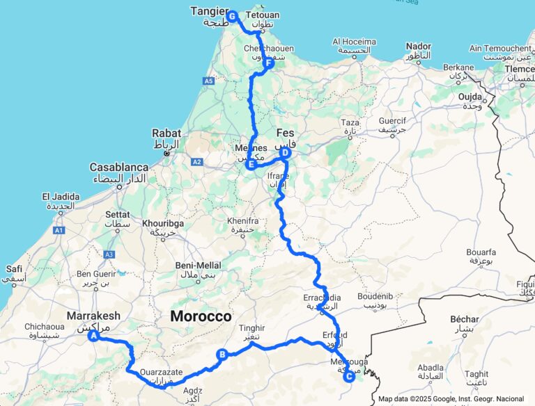 8 Days Morocco Trip itinerary
